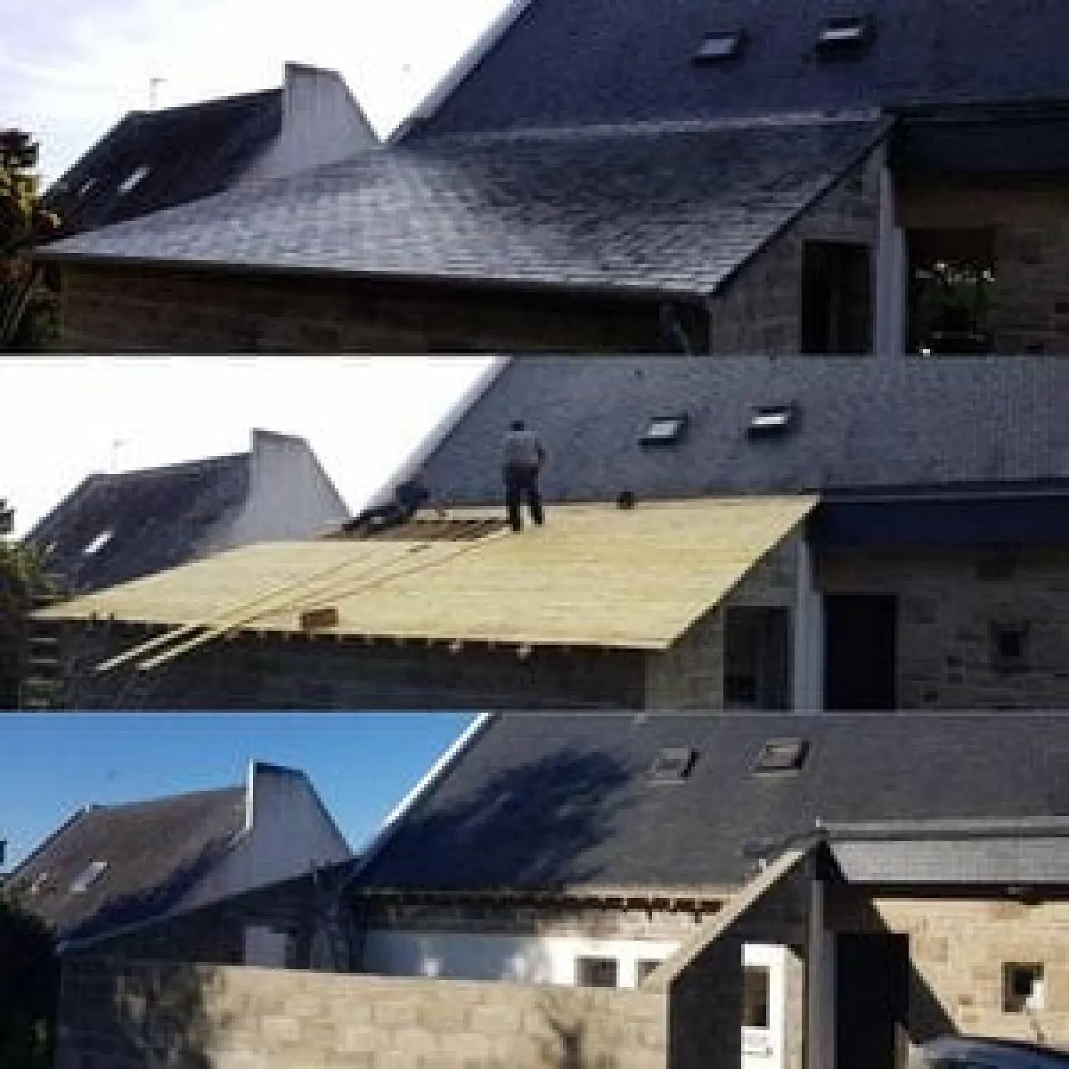 Reprise de charpente et plancher de combles